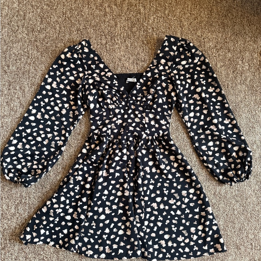 Stylish Black and WhiteDress